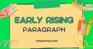 Early Rising Paragraph
