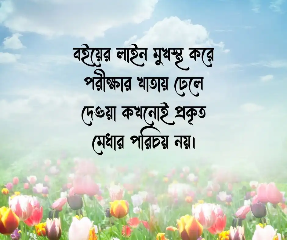মুখস্ত বিদ্যা নিয়ে উক্তি&nbsp;