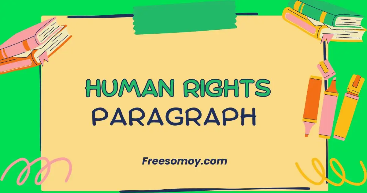 Human Rights Paragraph