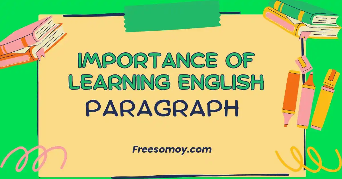 Importance of Learning English Paragraph