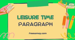 Leisure Time Paragraph