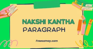 Nakshi Kantha Paragraph