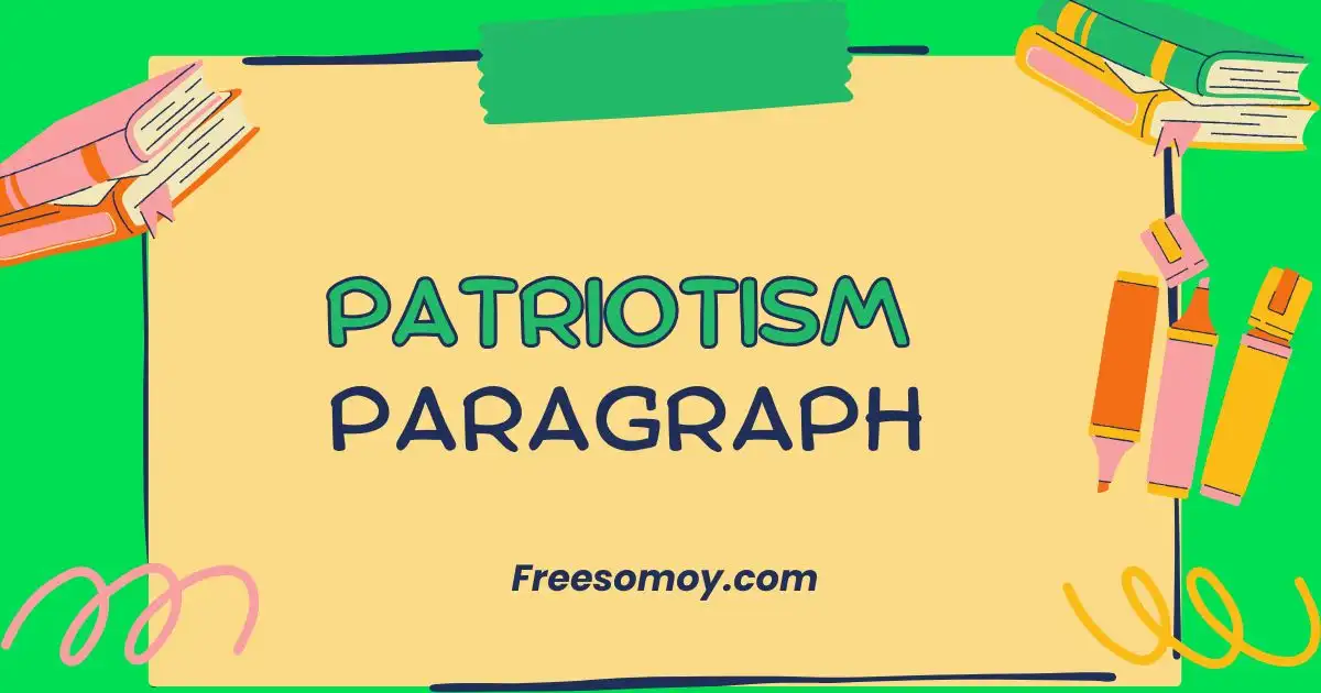 Patriotism Paragraph