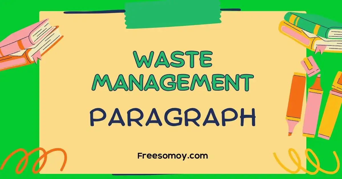 Waste Management Paragraph