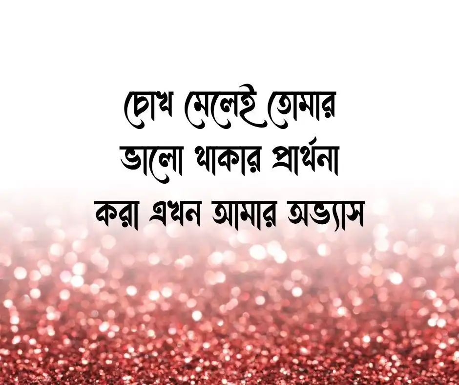 শুভ সকাল রোমান্টিক মেসেজ