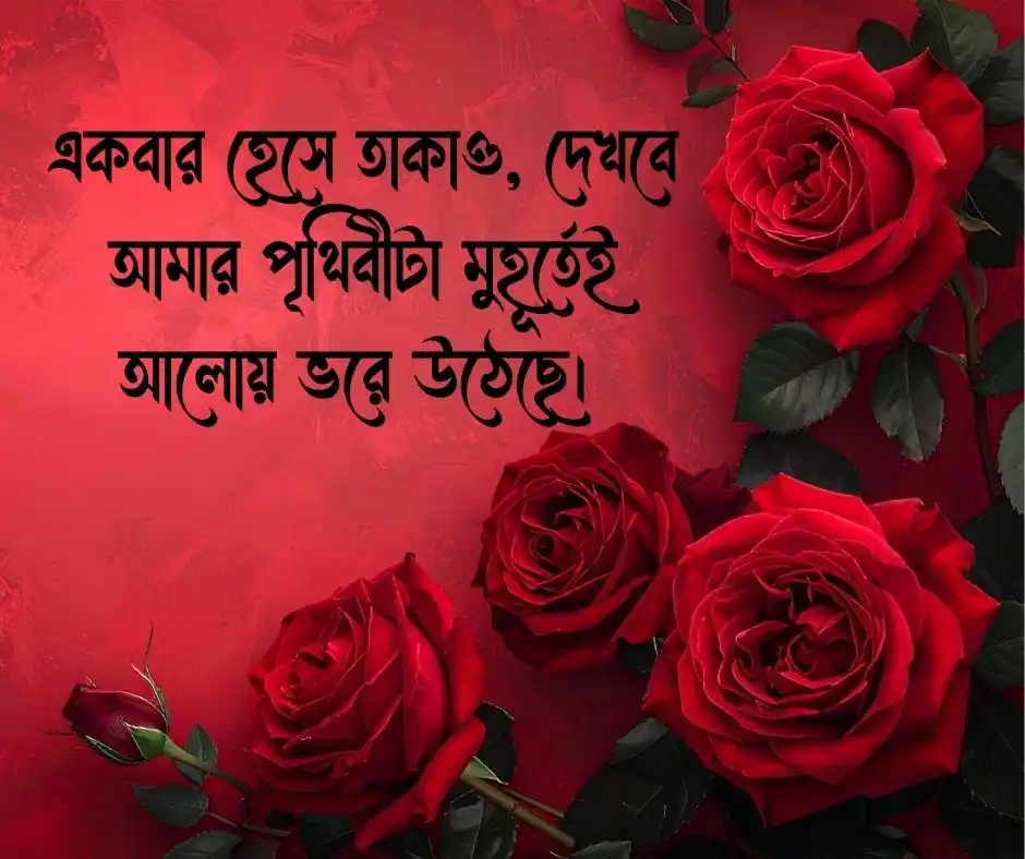 হাসি নিয়ে রোমান্টিক ক্যাপশন
