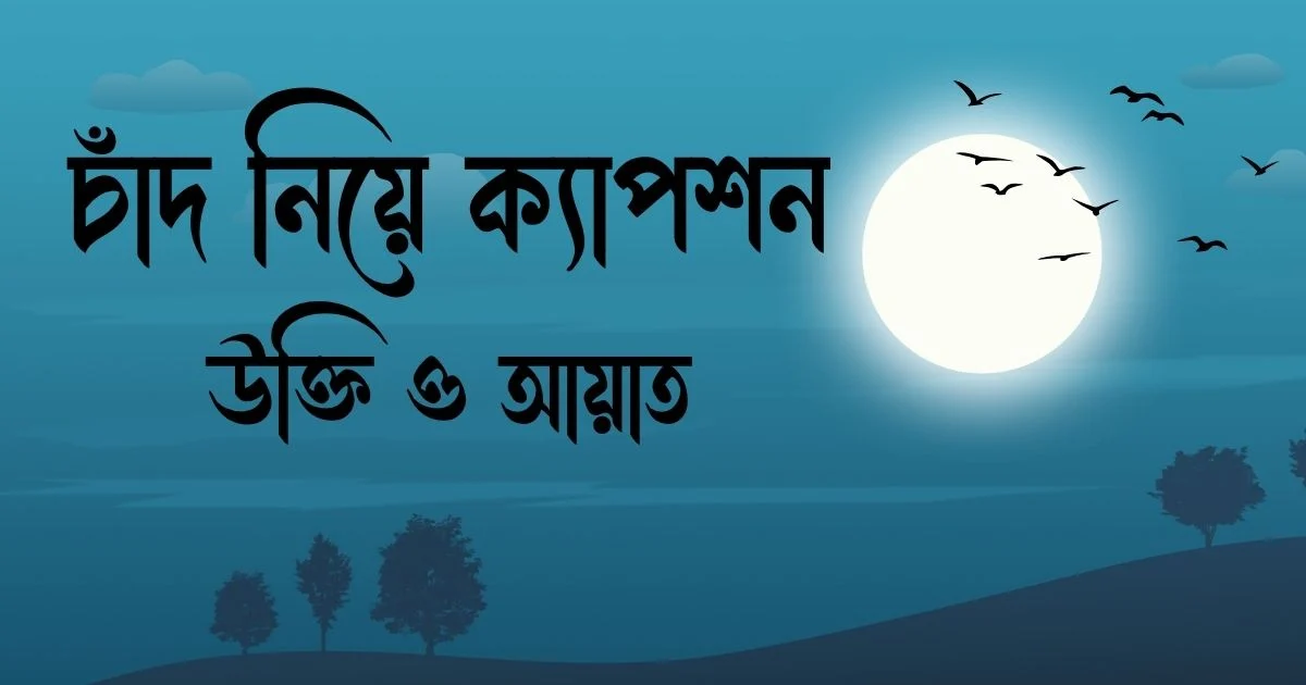 চাঁদ নিয়ে ক্যাপশন, উক্তি ও আয়াত