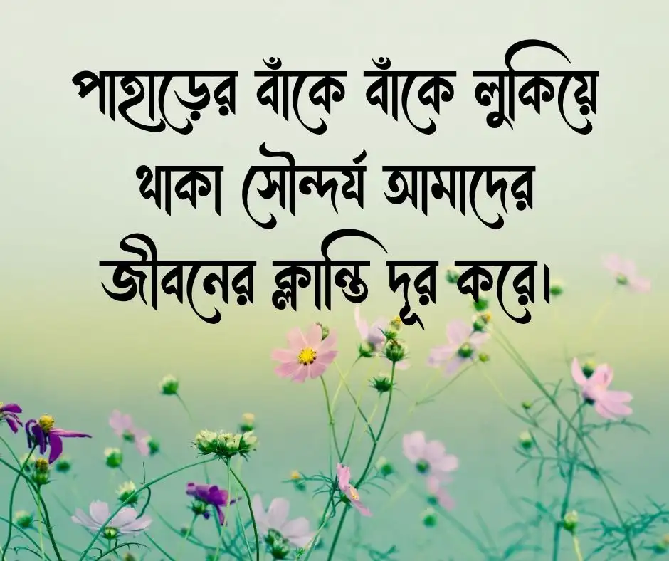 বান্দরবান নিয়ে ক্যাপশন
